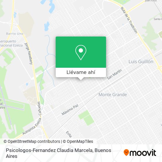Mapa de Psicologos-Fernandez Claudia Marcela