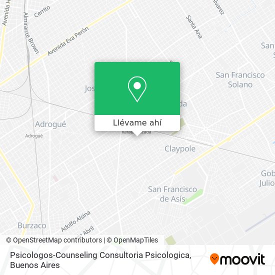 Mapa de Psicologos-Counseling Consultoria Psicologica