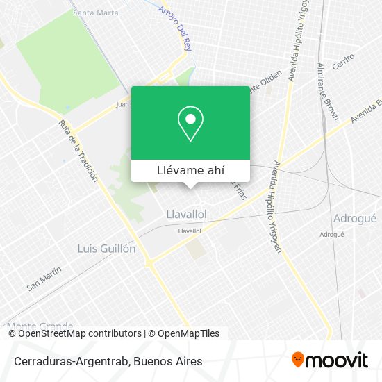 Mapa de Cerraduras-Argentrab