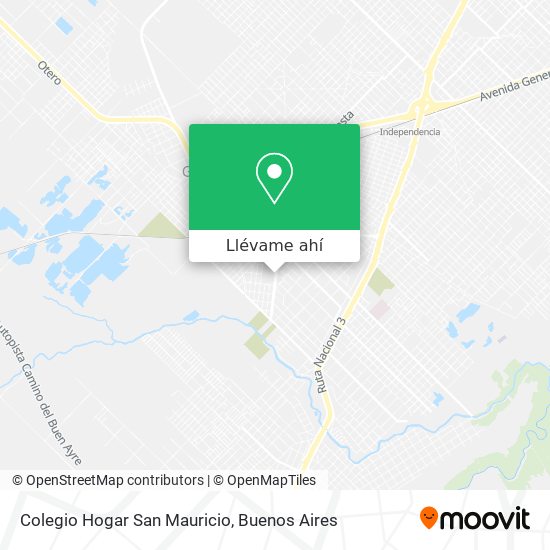 Mapa de Colegio Hogar San Mauricio