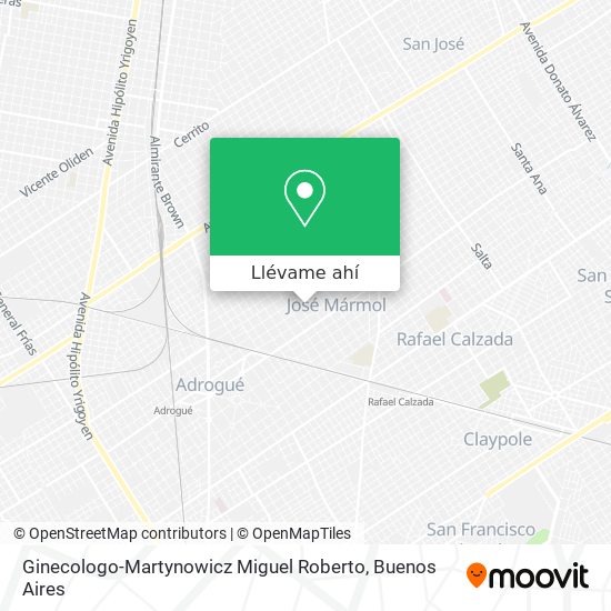 Mapa de Ginecologo-Martynowicz Miguel Roberto