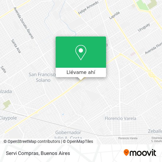 Mapa de Servi Compras