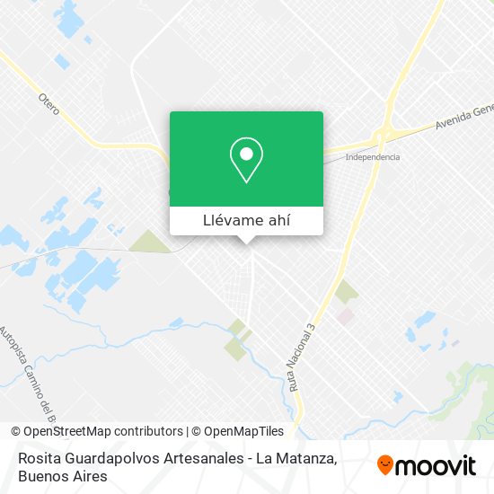 Mapa de Rosita Guardapolvos Artesanales - La Matanza