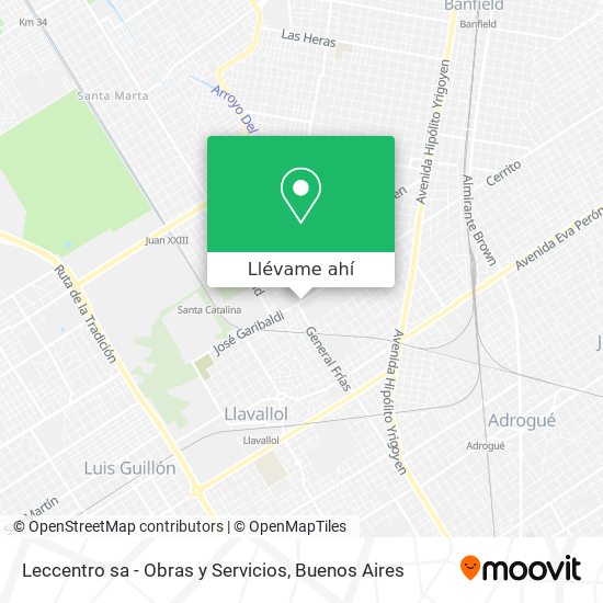 Mapa de Leccentro sa - Obras y Servicios