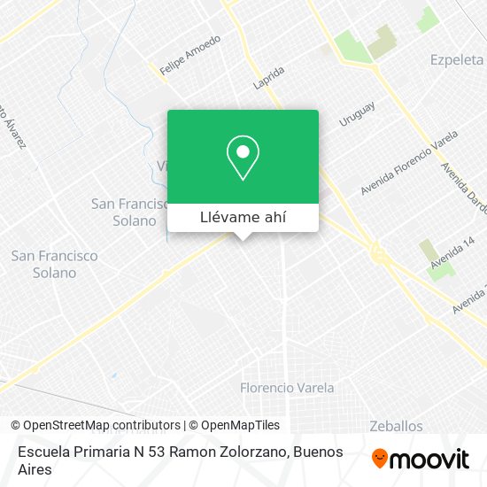 Mapa de Escuela Primaria N 53 Ramon Zolorzano