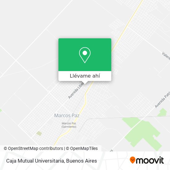 Mapa de Caja Mutual Universitaria