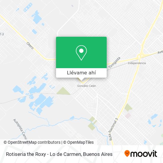 Mapa de Rotiseria the Roxy - Lo de Carmen