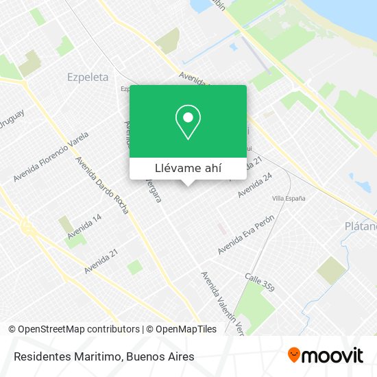 Mapa de Residentes Maritimo