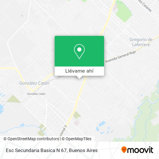 Mapa de Esc Secundaria Basica N 67