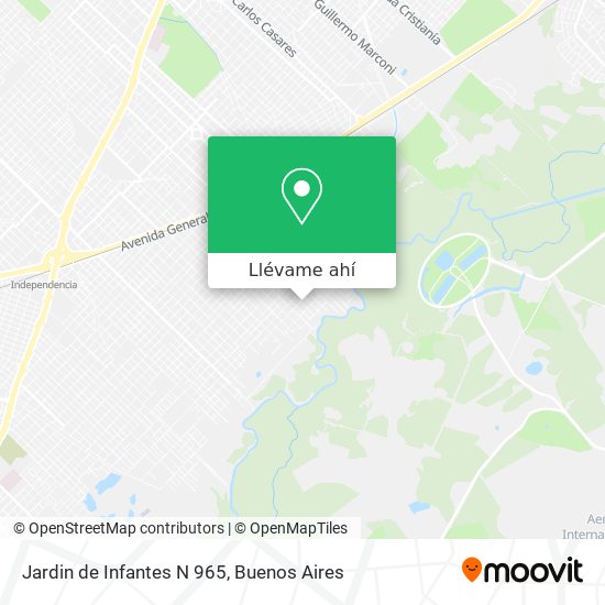 Mapa de Jardin de Infantes N 965