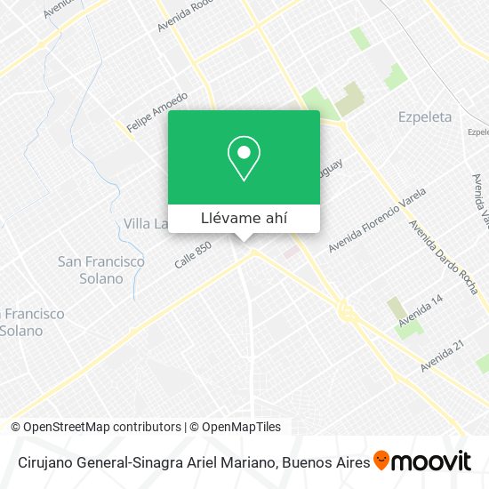 Mapa de Cirujano General-Sinagra Ariel Mariano