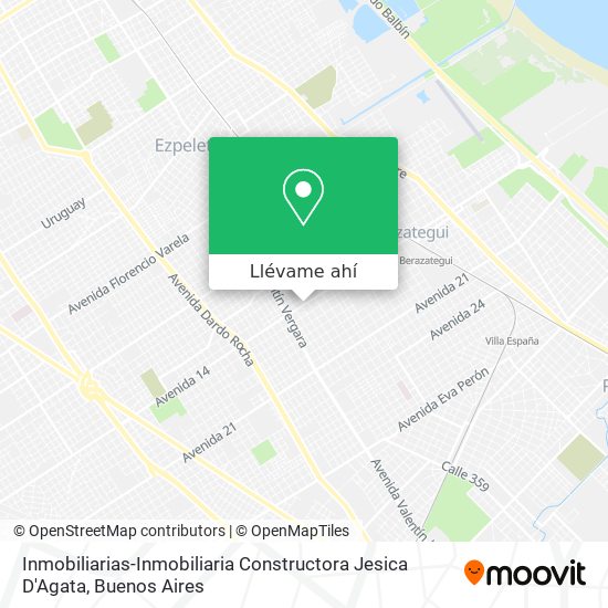 Mapa de Inmobiliarias-Inmobiliaria Constructora Jesica D'Agata