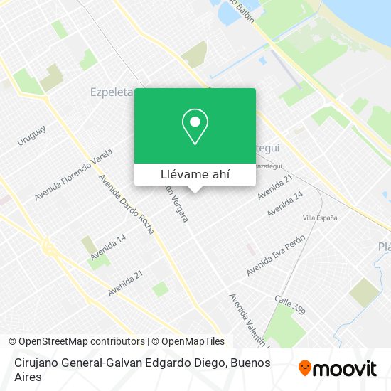 Mapa de Cirujano General-Galvan Edgardo Diego