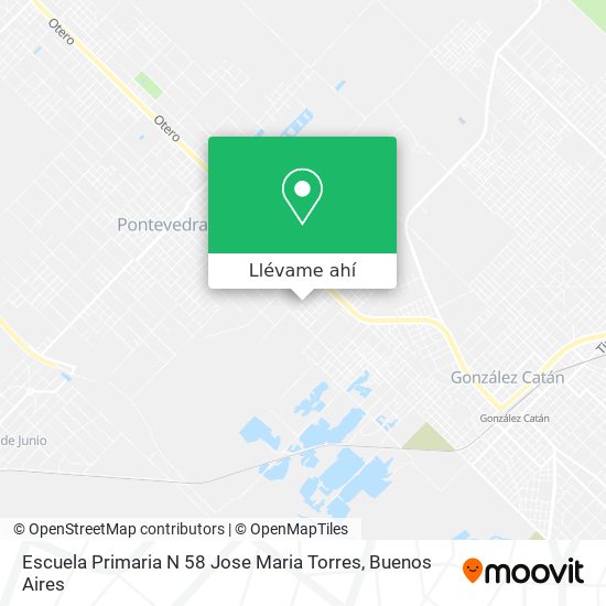 Mapa de Escuela Primaria N 58 Jose Maria Torres