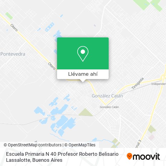 Mapa de Escuela Primaria N 40 Profesor Roberto Belisario Lassalotte
