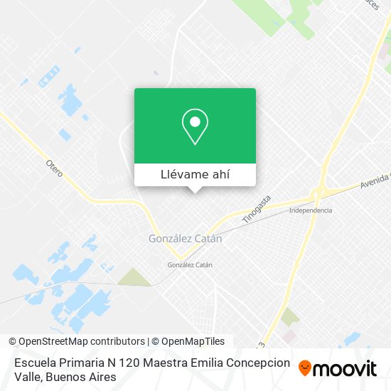 Mapa de Escuela Primaria N 120 Maestra Emilia Concepcion Valle