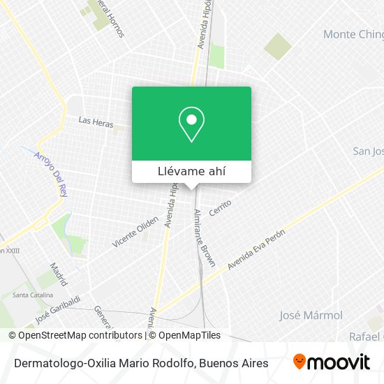 Mapa de Dermatologo-Oxilia Mario Rodolfo