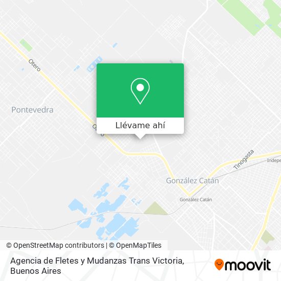 Mapa de Agencia de Fletes y Mudanzas Trans Victoria