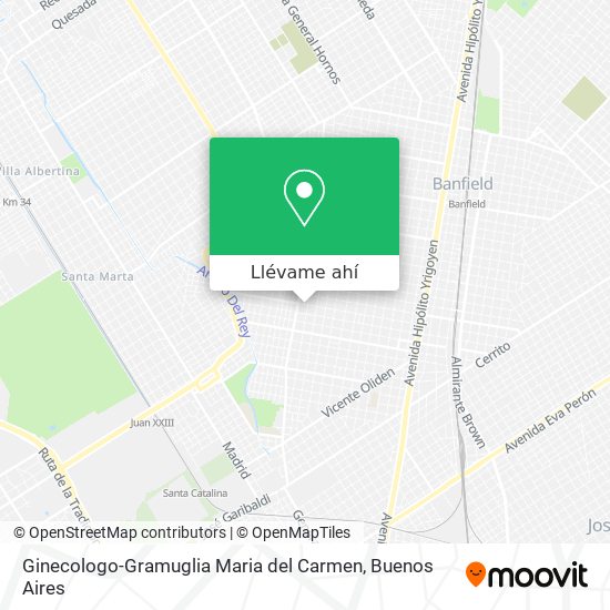 Mapa de Ginecologo-Gramuglia Maria del Carmen