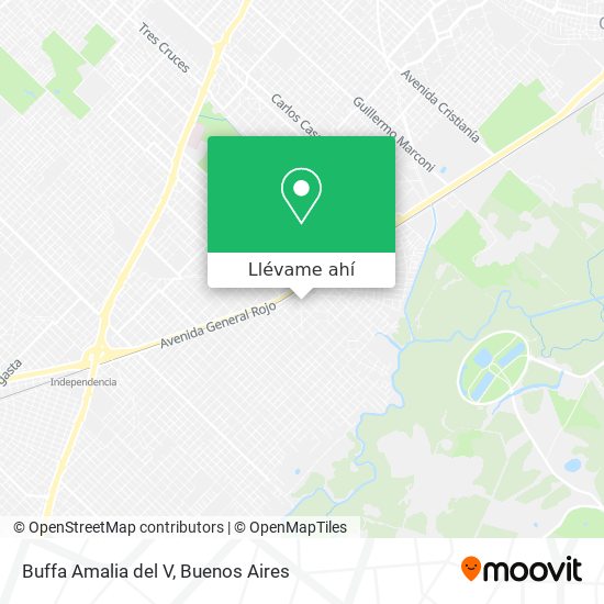 Mapa de Buffa Amalia del V