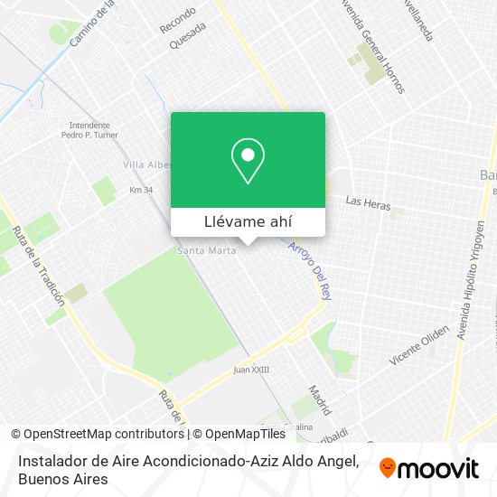 Mapa de Instalador de Aire Acondicionado-Aziz Aldo Angel