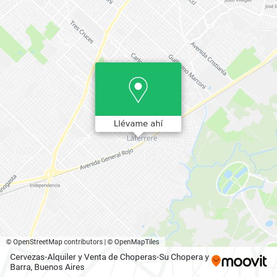 Mapa de Cervezas-Alquiler y Venta de Choperas-Su Chopera y Barra