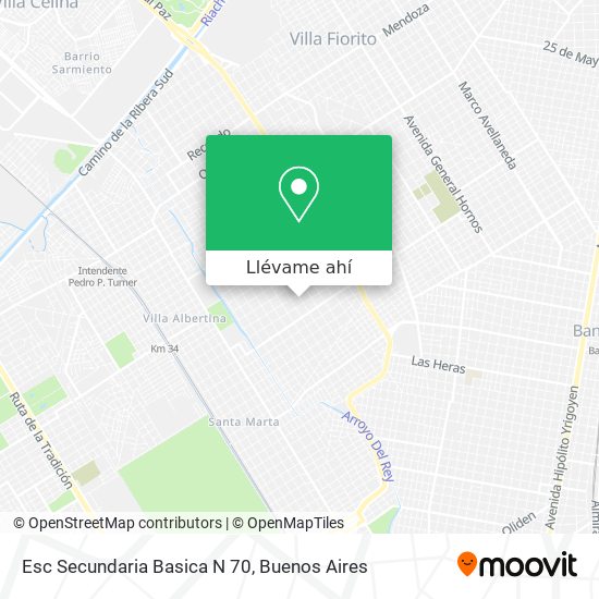 Mapa de Esc Secundaria Basica N 70