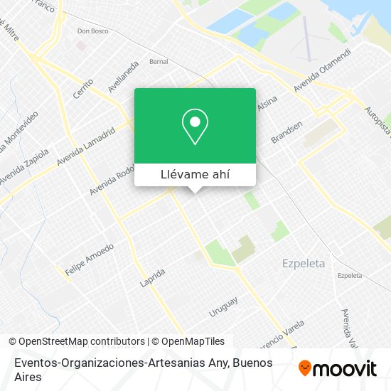 Mapa de Eventos-Organizaciones-Artesanias Any