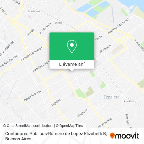 Mapa de Contadores Publicos-Romero de Lopez Elizabeth B