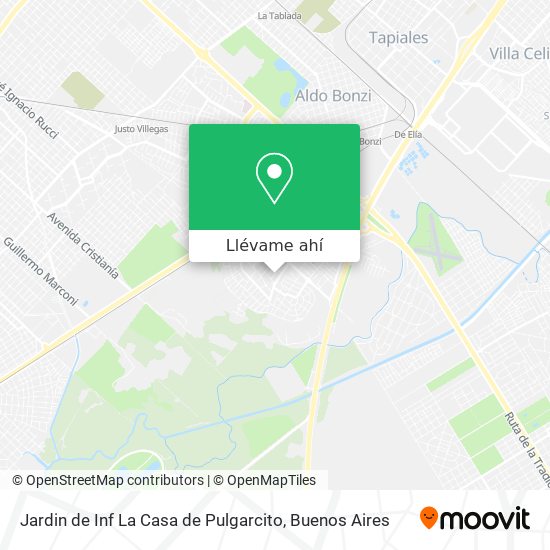 Mapa de Jardin de Inf La Casa de Pulgarcito