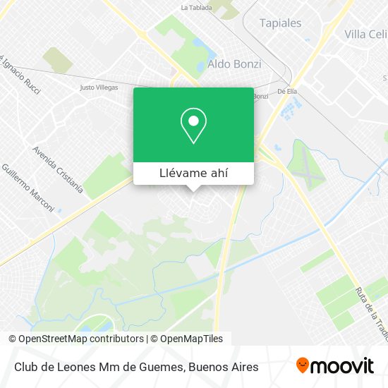 Mapa de Club de Leones Mm de Guemes