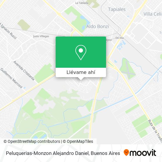 Mapa de Peluquerias-Monzon Alejandro Daniel