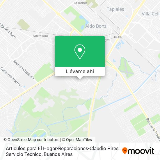 Mapa de Articulos para El Hogar-Reparaciones-Claudio Pires Servicio Tecnico