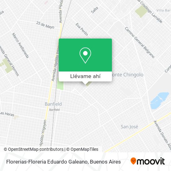 Mapa de Florerias-Floreria Eduardo Galeano