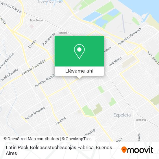 Mapa de Latin Pack Bolsasestuchescajas Fabrica