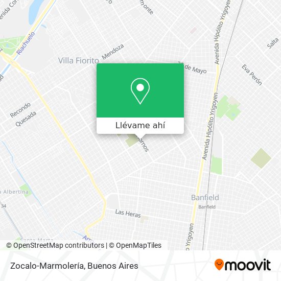 Mapa de Zocalo-Marmolería