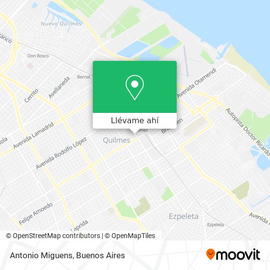 Mapa de Antonio Miguens