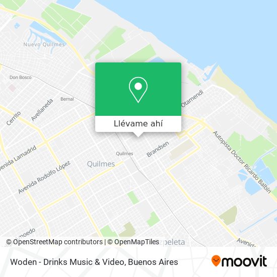 Mapa de Woden - Drinks Music & Video