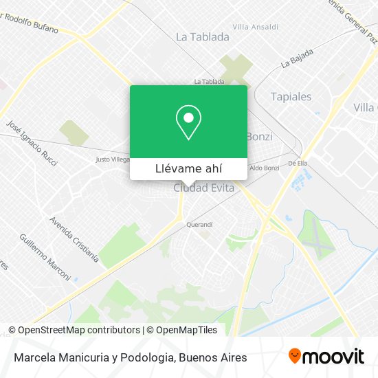 Mapa de Marcela Manicuria y Podologia