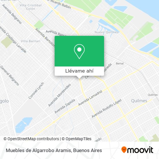 Mapa de Muebles de Algarrobo Aramis