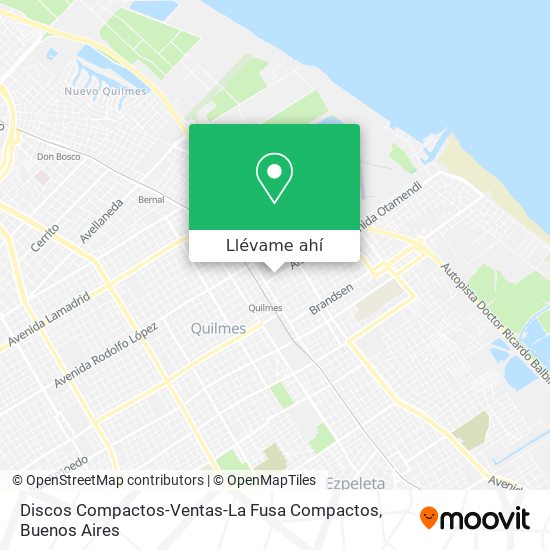 Mapa de Discos Compactos-Ventas-La Fusa Compactos