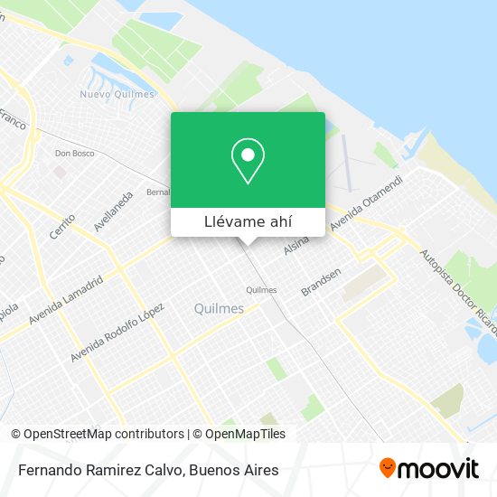 Mapa de Fernando Ramirez Calvo