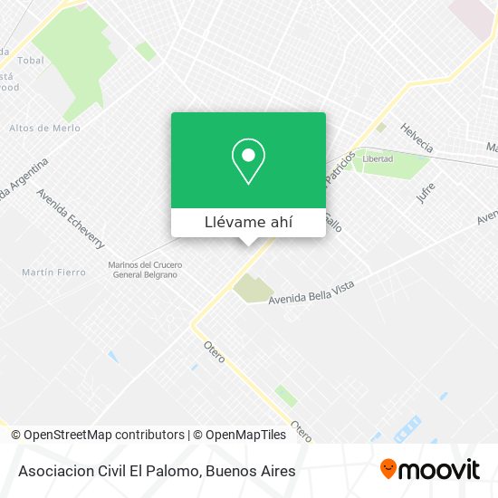 Mapa de Asociacion Civil El Palomo