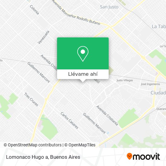 Mapa de Lomonaco Hugo a