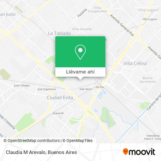 Mapa de Claudia M Arevalo
