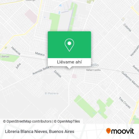 Mapa de Libreria Blanca Nieves