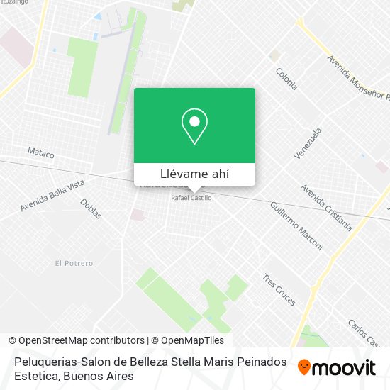 Mapa de Peluquerias-Salon de Belleza Stella Maris Peinados Estetica