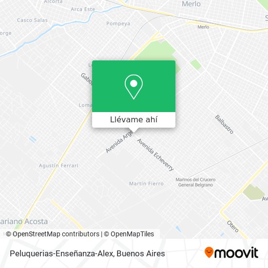 Mapa de Peluquerias-Enseñanza-Alex