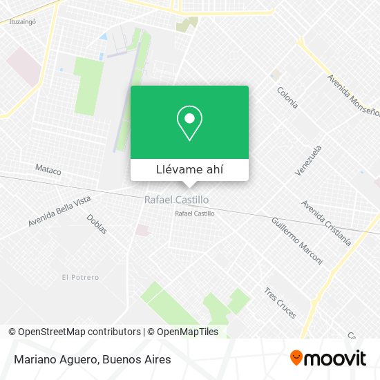 Mapa de Mariano Aguero