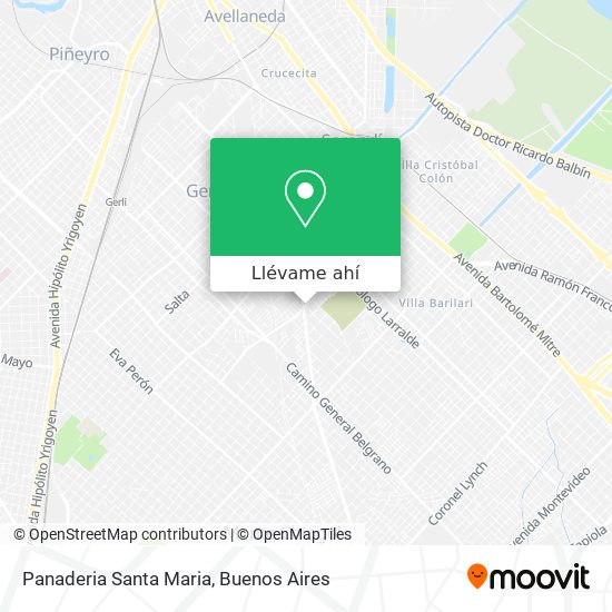 Mapa de Panaderia Santa Maria